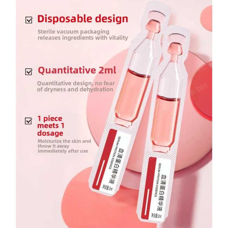 Serum protein Essence Oil Anti-wrinkle firming brighten facial skin Fade fine lines portable Skin care single use Serum 66