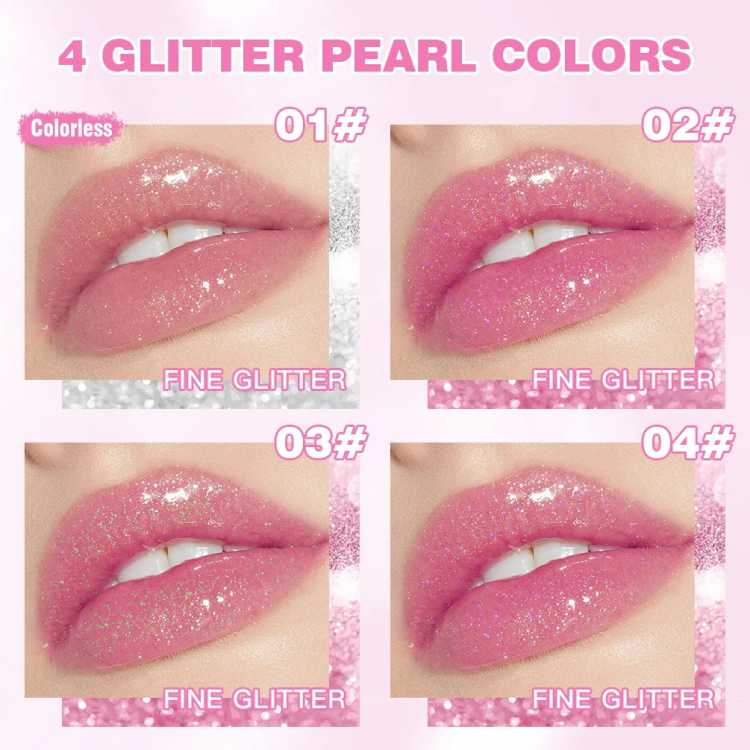 Glitter Lipstick Color Change Lip Balm Transparent Moisturizing Lipstick Makeup Crystal Jelly Pearlescent LipStain Tint Cosmetic