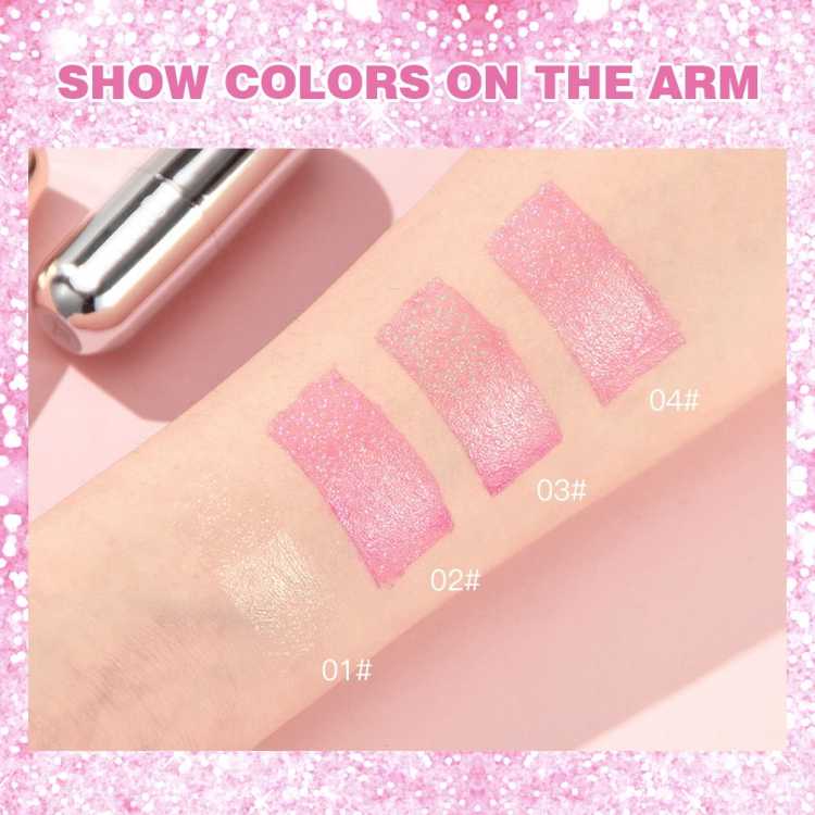 Glitter Lipstick Color Change Lip Balm Transparent Moisturizing Lipstick Makeup Crystal Jelly Pearlescent LipStain Tint Cosmetic