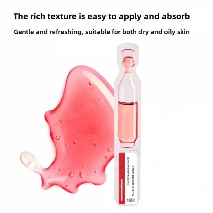 Serum protein Essence Oil Anti-wrinkle firming brighten facial skin Fade fine lines portable Skin care single use Serum 66
